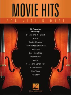 cover image of Movie Hits for Violin Duet